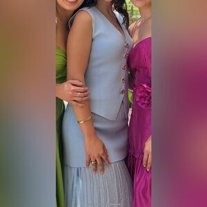Zara Light Blue Maxi Dress